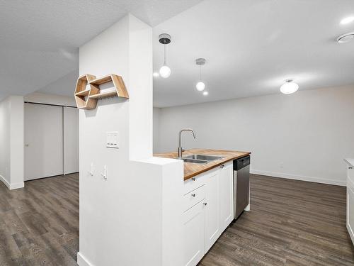 8716 136 Avenue, Edmonton, AB - Indoor Photo Showing Kitchen With Double Sink