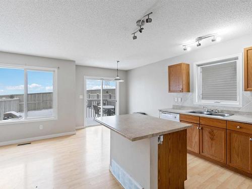 6212 1A Avenue, Edmonton, AB - Indoor Photo Showing Kitchen With Double Sink