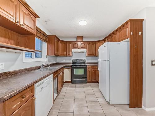 11810 43 Street, Edmonton, AB - Indoor Photo Showing Kitchen With Double Sink