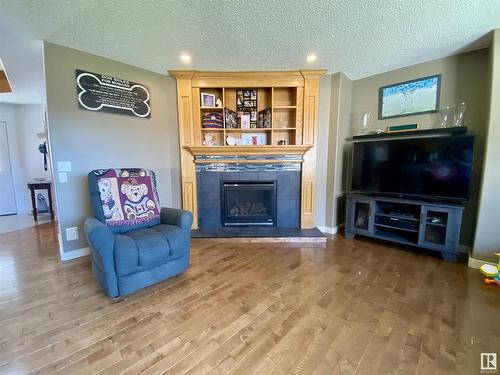 10932 177 Avenue, Edmonton, AB - Indoor Photo Showing Living Room With Fireplace