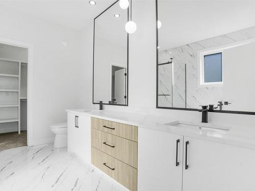 144 Creekside Lane, Leduc, AB - Indoor Photo Showing Bathroom