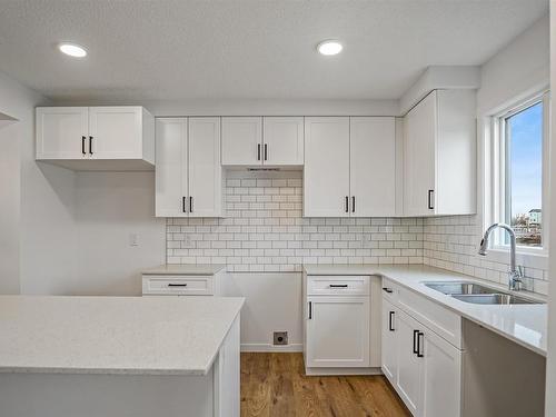 28 1009 Cy Becker Road, Edmonton, AB - Indoor Photo Showing Kitchen With Double Sink