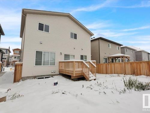 17234 9 Avenue, Edmonton, AB - Outdoor With Deck Patio Veranda With Exterior