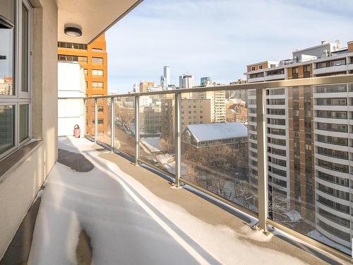 1404 9720 106 Street, Edmonton, AB - Outdoor With Balcony With Exterior