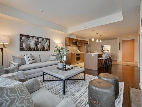 303 2510 109 Street, Edmonton, AB - Indoor Photo Showing Living Room