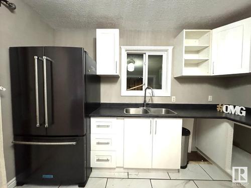 11834 44 Street, Edmonton, AB - Indoor Photo Showing Kitchen With Double Sink