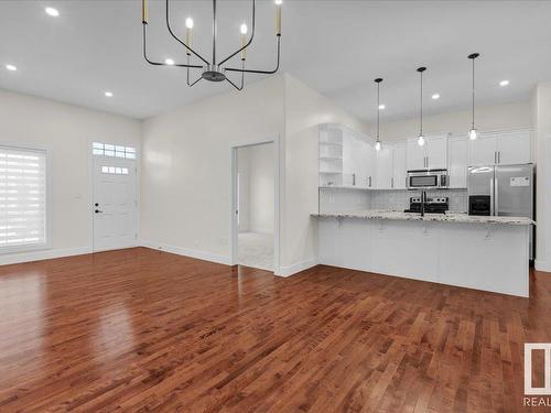 4366 Veterans Way, Edmonton, AB - Indoor Photo Showing Kitchen With Upgraded Kitchen