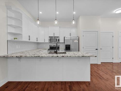 4366 Veterans Way, Edmonton, AB - Indoor Photo Showing Kitchen With Upgraded Kitchen