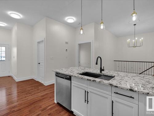 4366 Veterans Way, Edmonton, AB - Indoor Photo Showing Kitchen With Upgraded Kitchen