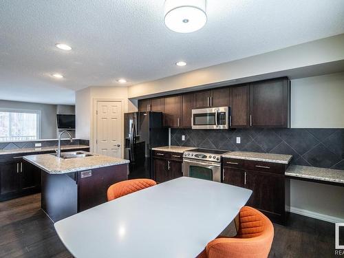 75 2336 Aspen Trail, Sherwood Park, AB - Indoor Photo Showing Kitchen With Double Sink With Upgraded Kitchen