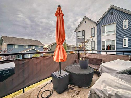 22 100 Jensen Lakes Boulevard, St. Albert, AB - Outdoor With Deck Patio Veranda