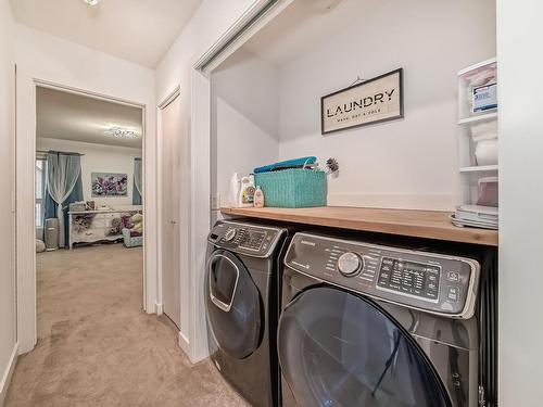 22 100 Jensen Lakes Boulevard, St. Albert, AB - Indoor Photo Showing Laundry Room