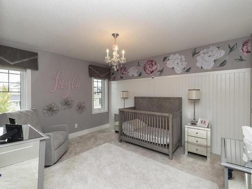 605 Howatt Drive, Edmonton, AB - Indoor Photo Showing Bedroom