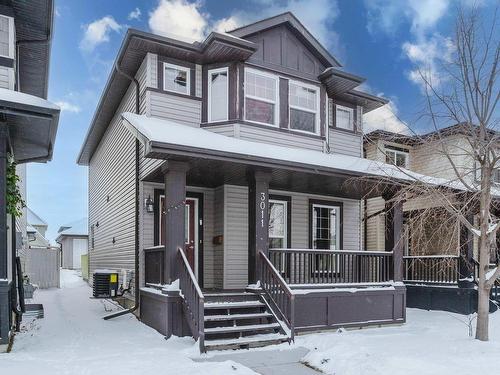 3011 21 Avenue, Edmonton, AB - Outdoor With Deck Patio Veranda With Facade