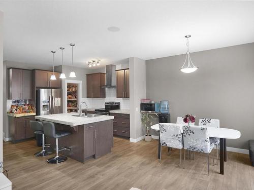 16726 64 Street, Edmonton, AB - Indoor Photo Showing Kitchen With Upgraded Kitchen