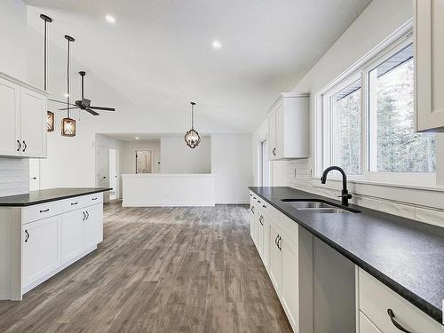 311 55504 Rr 13, Rural Lac Ste. Anne County, AB - Indoor Photo Showing Kitchen With Double Sink