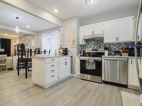 11540 83 Street, Edmonton, AB - Indoor Photo Showing Kitchen With Upgraded Kitchen