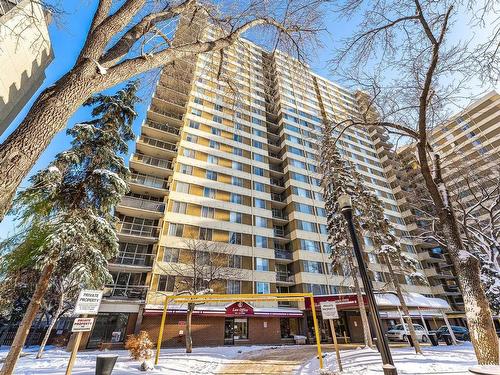 2101 9909 104 Street, Edmonton, AB - Outdoor With Facade