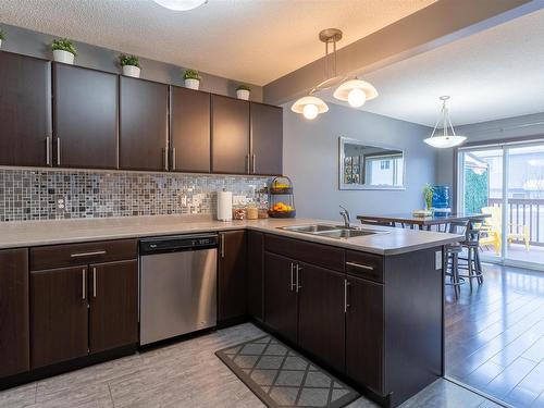 3 2005 70 Street, Edmonton, AB - Indoor Photo Showing Kitchen With Double Sink