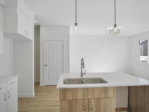 22825 82A Avenue, Edmonton, AB - Indoor Photo Showing Kitchen With Double Sink