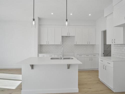 22825 82A Avenue, Edmonton, AB - Indoor Photo Showing Kitchen With Upgraded Kitchen