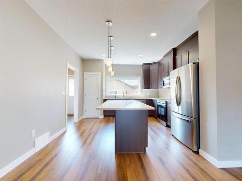 3704 2 St, Edmonton, AB - Indoor Photo Showing Kitchen With Stainless Steel Kitchen