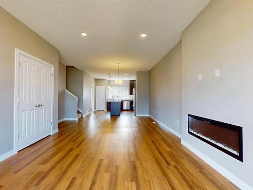 3704 2 St, Edmonton, AB - Indoor With Fireplace