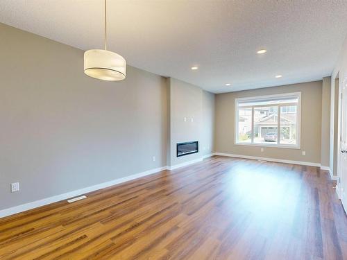 3704 2 St, Edmonton, AB - Indoor With Fireplace