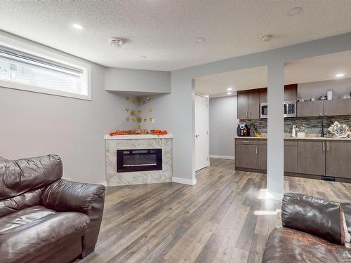 503 89 St, Edmonton, AB - Indoor With Fireplace