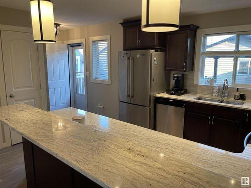 4135 43 Avenue, Drayton Valley, AB - Indoor Photo Showing Kitchen With Double Sink