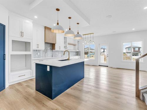 2521 62 Avenue, Rural Leduc County, AB - Indoor Photo Showing Kitchen With Upgraded Kitchen