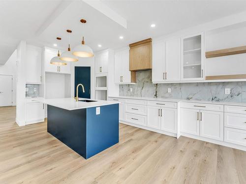 2521 62 Avenue, Rural Leduc County, AB - Indoor Photo Showing Kitchen With Upgraded Kitchen