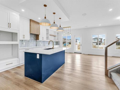 2521 62 Avenue, Rural Leduc County, AB - Indoor Photo Showing Kitchen With Upgraded Kitchen