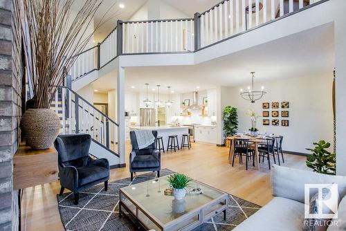 342 Canter Wynd, Sherwood Park, AB - Indoor Photo Showing Living Room