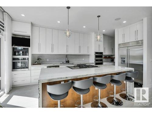 5819 28 Street, Rural Leduc County, AB - Indoor Photo Showing Kitchen With Upgraded Kitchen