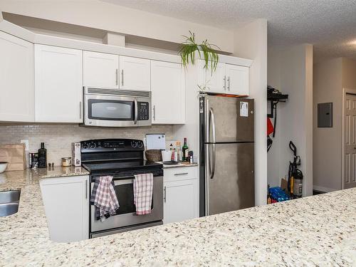 304 10524 77 Avenue, Edmonton, AB - Indoor Photo Showing Kitchen With Double Sink