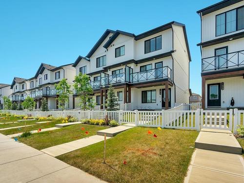 164 Secord Drive, Edmonton, AB - Outdoor With Balcony With Facade