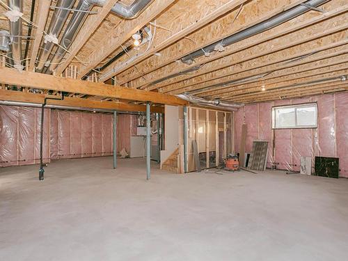 202 Edgewater Circle, Leduc, AB - Indoor Photo Showing Basement