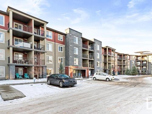 337 3315 James Mowatt Trail, Edmonton, AB - Outdoor With Balcony With Facade