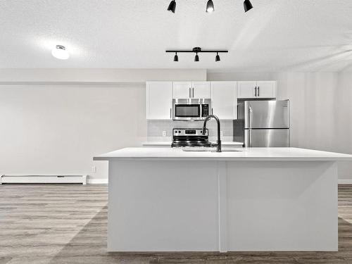 315 105 Ambleside Drive, Edmonton, AB - Indoor Photo Showing Kitchen With Stainless Steel Kitchen With Upgraded Kitchen