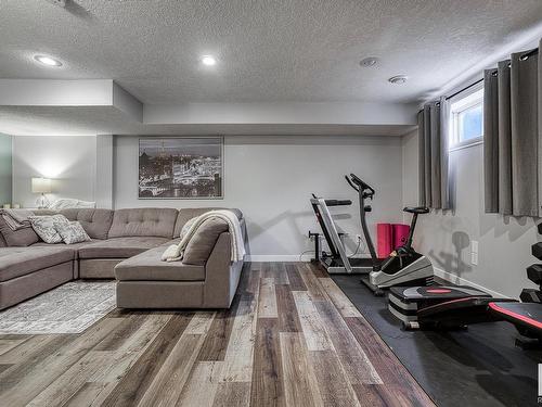 4893 Terwillegar Common, Edmonton, AB - Indoor Photo Showing Living Room