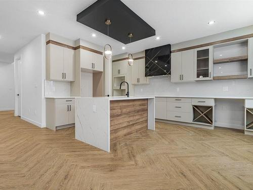 244 166 Avenue, Edmonton, AB - Indoor Photo Showing Kitchen With Upgraded Kitchen