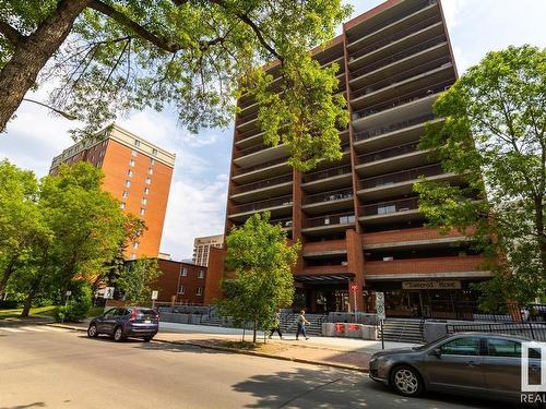 1302 9917 110 Street, Edmonton, AB - Outdoor With Facade