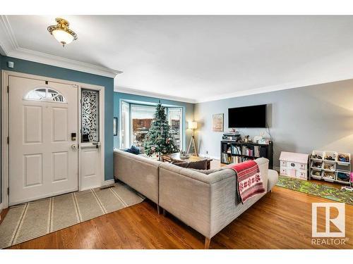 10434 138 Street, Edmonton, AB - Indoor Photo Showing Living Room