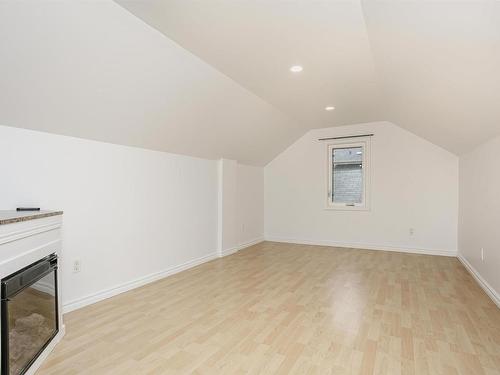 12222 83 Street, Edmonton, AB - Indoor Photo Showing Other Room With Fireplace