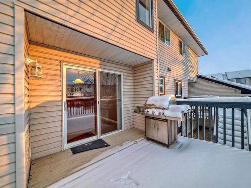 28 225 Blackburn E, Edmonton, AB - Outdoor With Deck Patio Veranda With Exterior