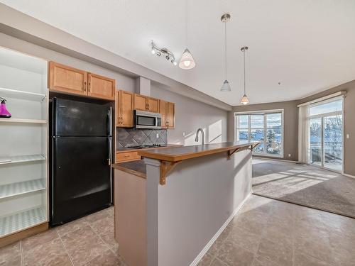 345 4827 104A Street, Edmonton, AB - Indoor Photo Showing Kitchen