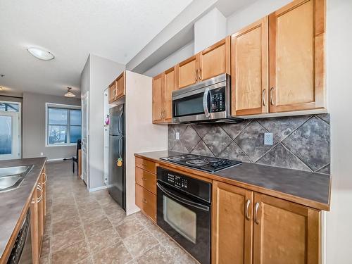 345 4827 104A Street, Edmonton, AB - Indoor Photo Showing Kitchen