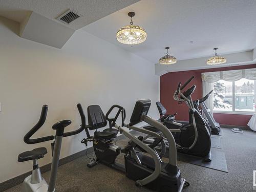 112 14259 50 Street, Edmonton, AB - Indoor Photo Showing Gym Room