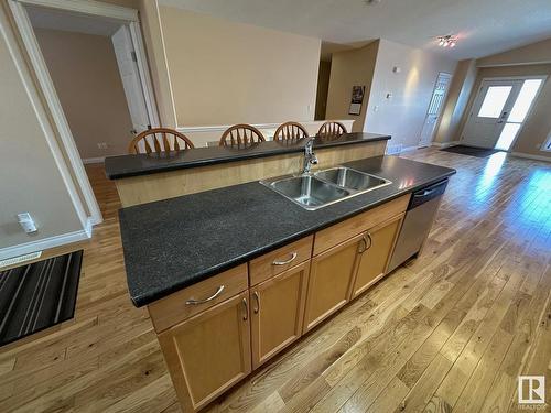 26 Willowdale Place, Stony Plain, AB - Indoor Photo Showing Kitchen With Double Sink